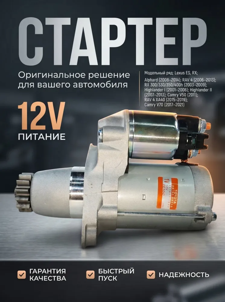 Стартер Toyota и Lexus 2810020022