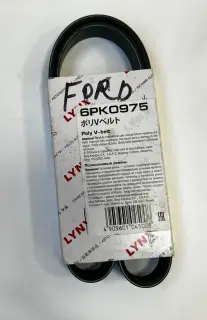 Ремень поликлиновой Ford, LYNXauto, 6PK0975