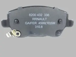 Колодки тормозные передние RENAULT Kaptur (410608481R)