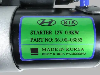 Стартер 1.4 Hyundai SOLARIS,KIA RIO (3610003853)